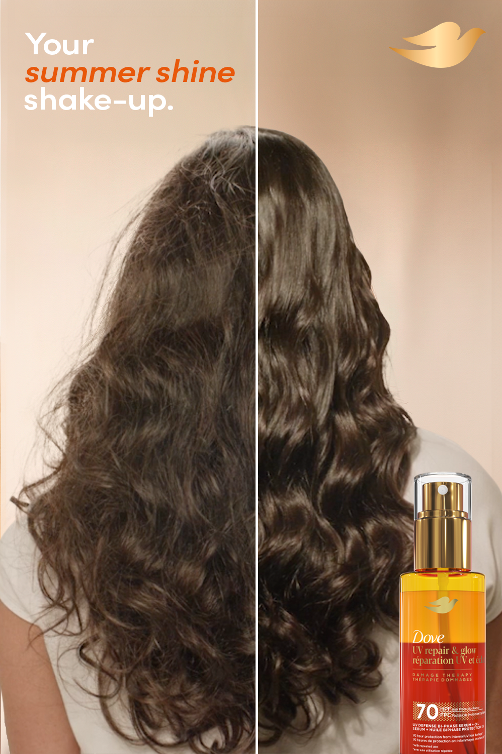 Dove Hair Pinterest Ads — PINTEREST AD — BEFORE & AFTER