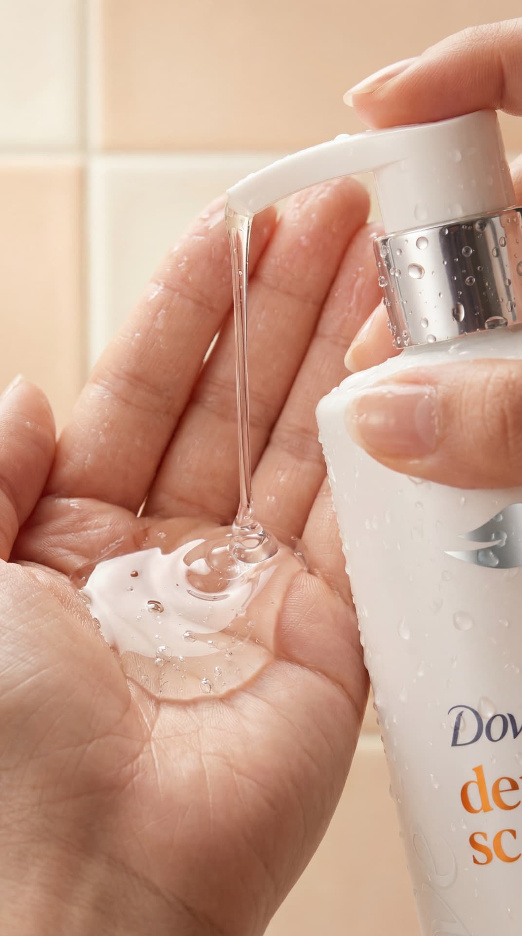 Dove Hair — DERMA SCALP — APPLICATION