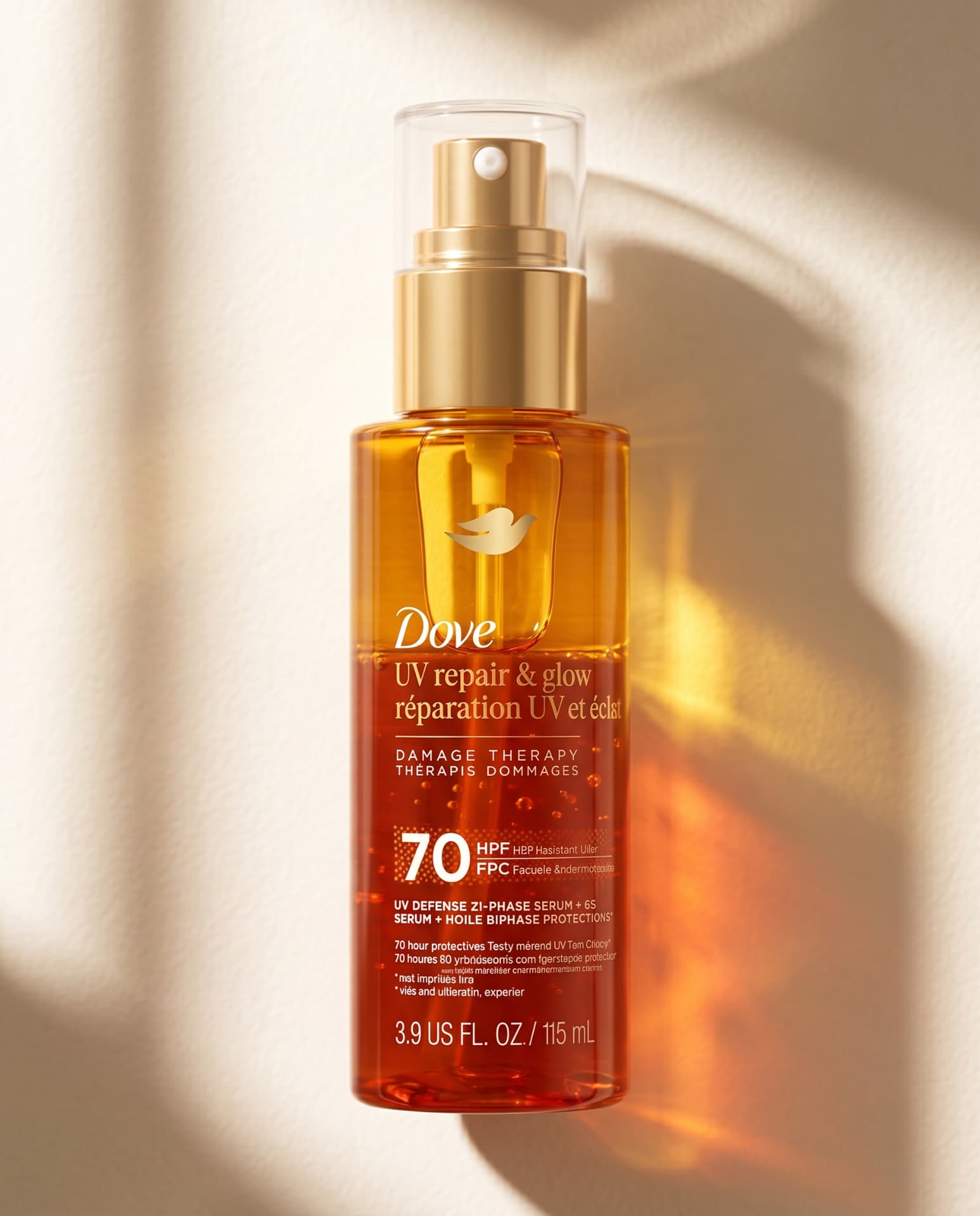 Dove Hair — UV REPAIR & GLOW — HERO PRODUCT