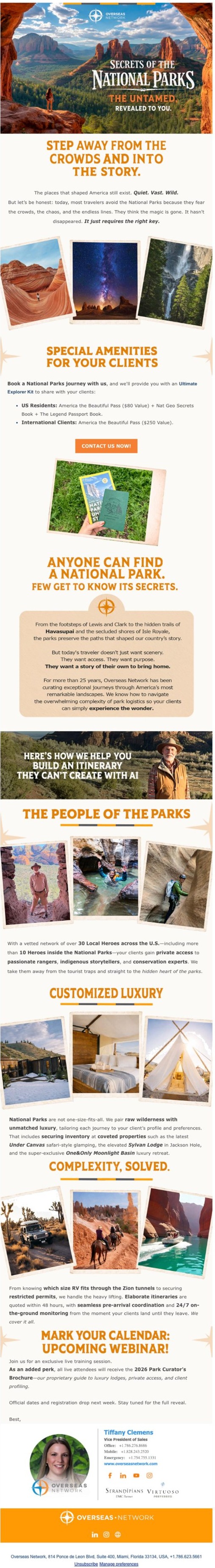 Newsletter 1 — Secrets of the National Parks