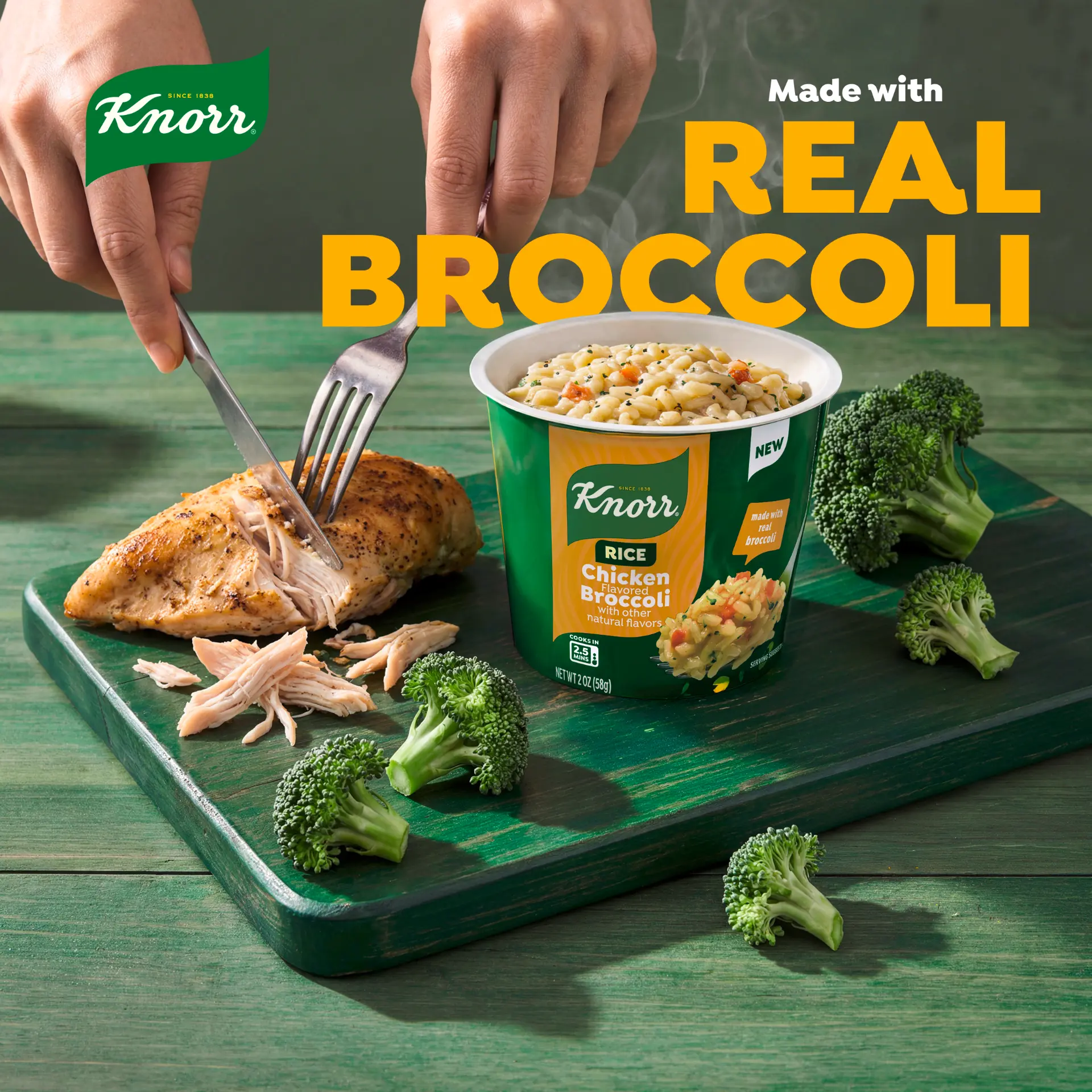 Knorr — CHICKEN BROCCOLI — REAL BROCCOLI