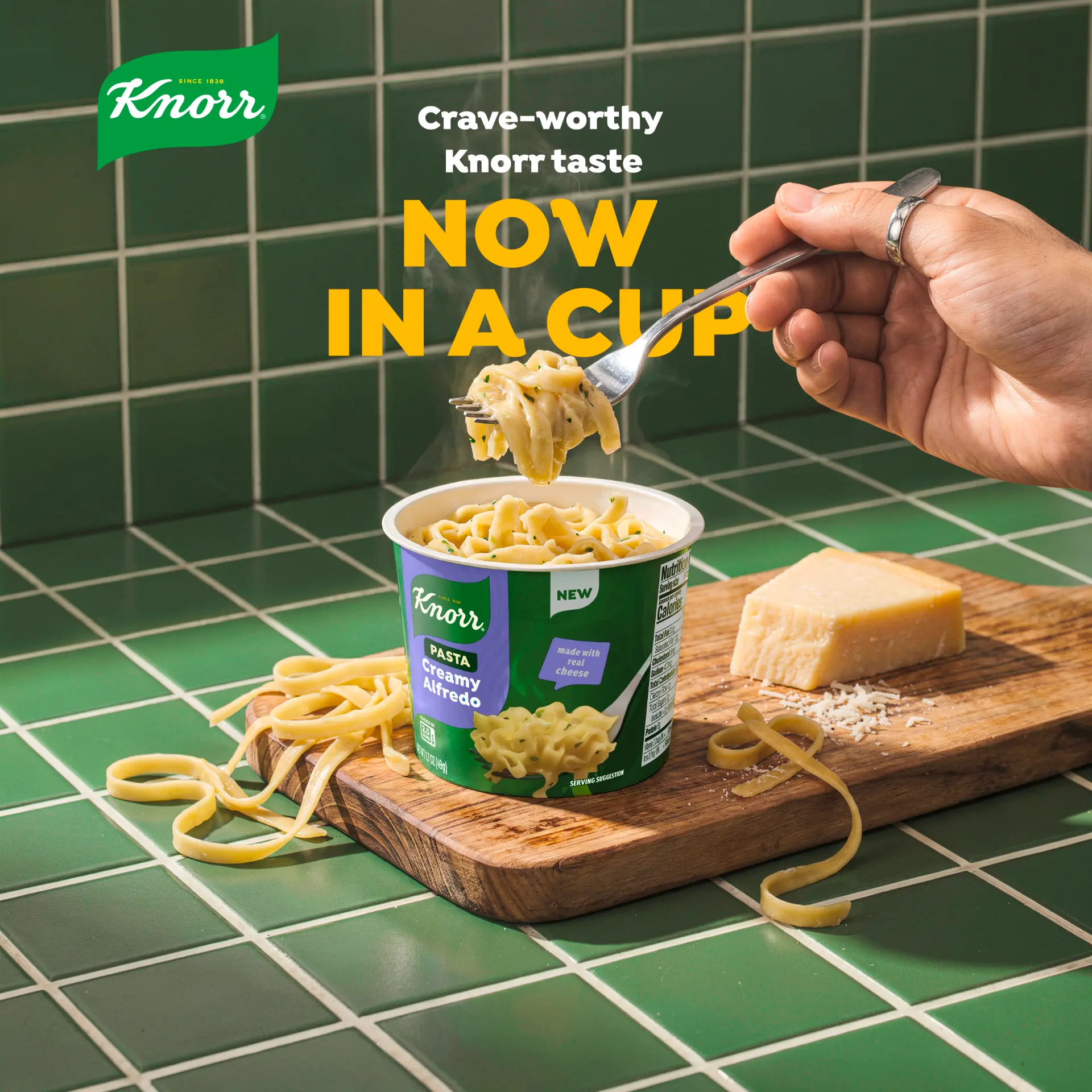 Knorr — CREAMY ALFREDO — NOW IN A CUP