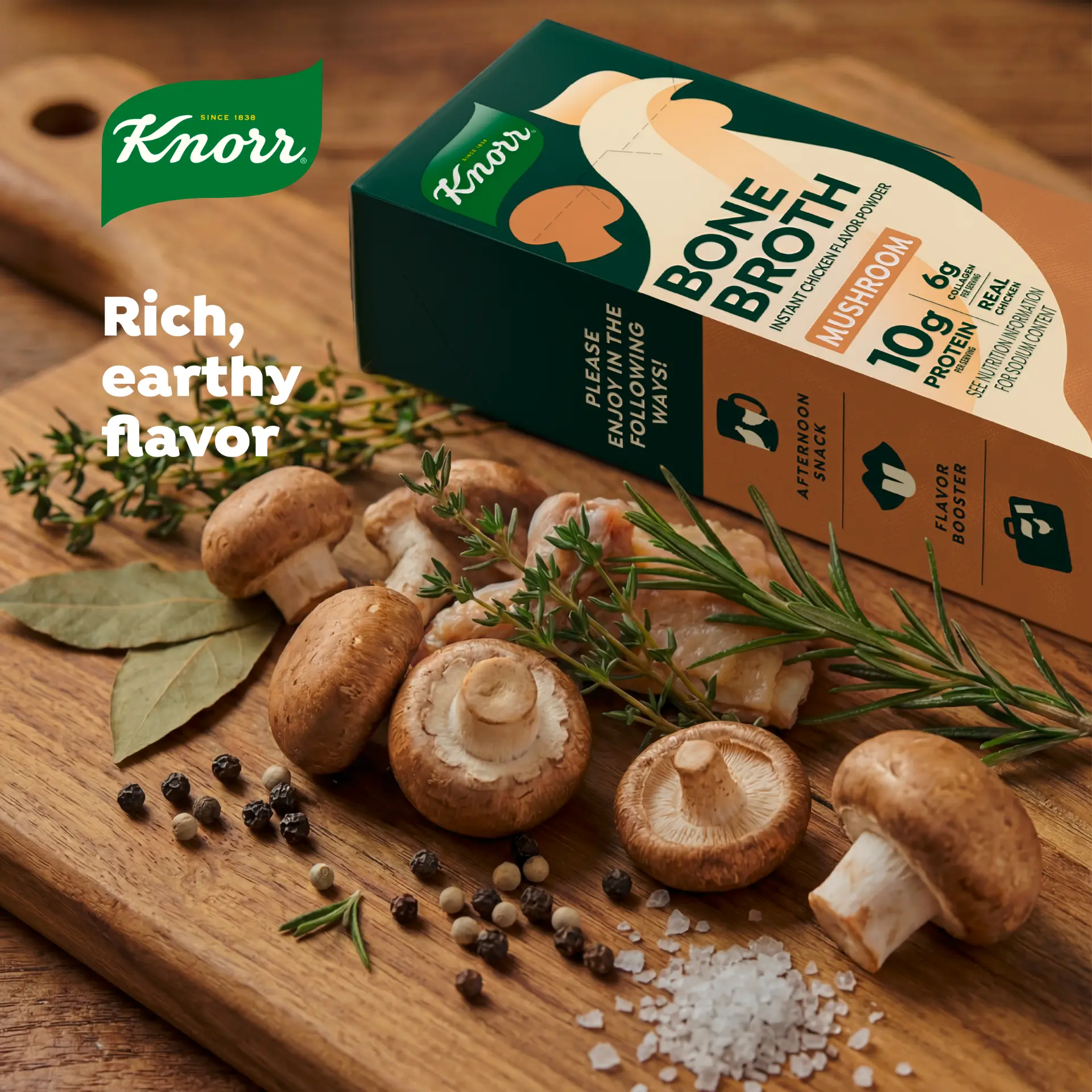 Mushroom Bone Broth adaptations