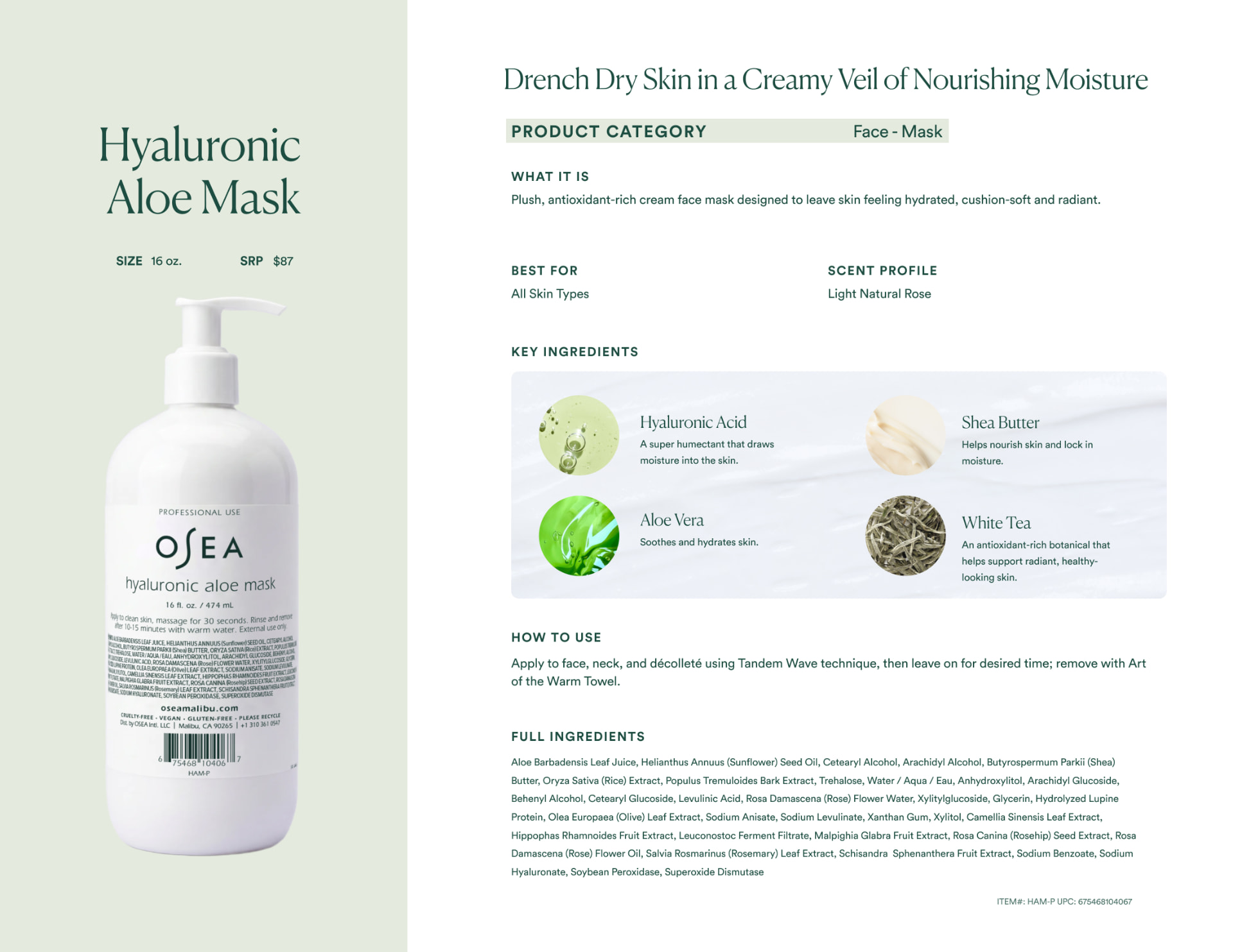 OSEA Malibu One-Sheets — page 1 of 3