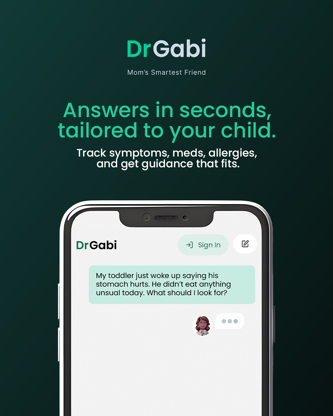Dr Gabi App install ads — 1080 x 1350